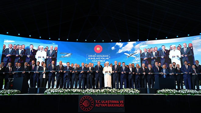 ANKARA HAVALİMANI TÖRENLE AÇILDI