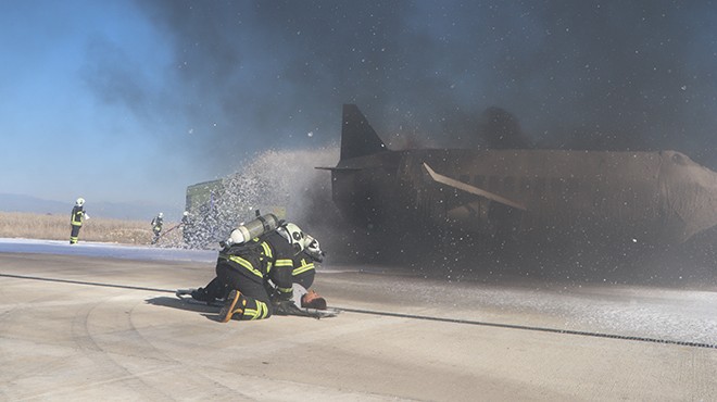ÇUKUROVA ULUSLARARASI HAVALİMANI'NDA TATBİKAT