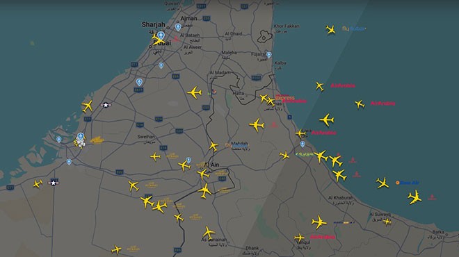 DUBAI VE ABU DABI UÇUŞLARI DURDURULDU