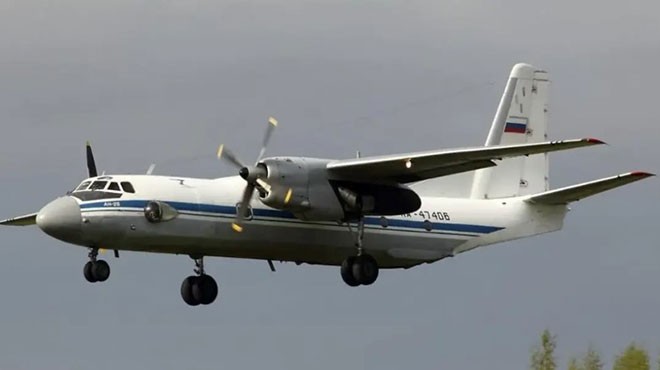 RUS ASKERİ UÇAĞI KIRIM'DA DÜŞTÜ