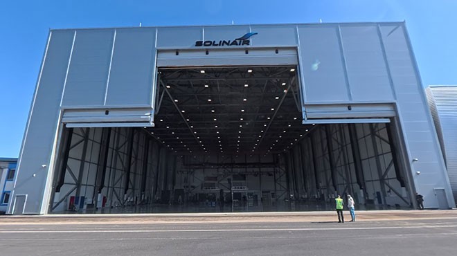 SOLİNAİR YENİ HANGARINI HİZMETE ALDI