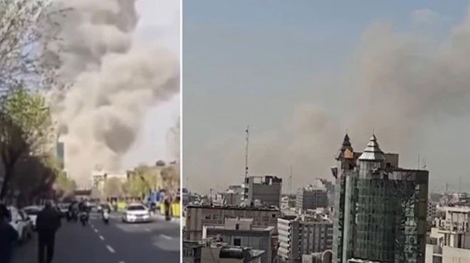 SON DAKİKA! TAHRAN'DA PATLAMA SESLERİ