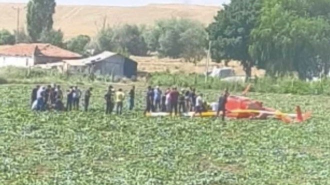 ANKARA'DA EĞİTİM HELİKOPTERİ DÜŞTÜ